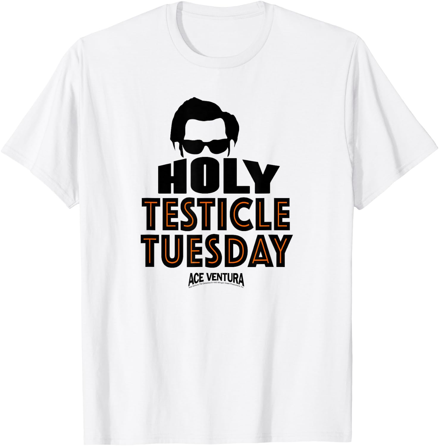 Ace Ventura Holy Testicle Tuesday T-Shirt - T-Shirt | White