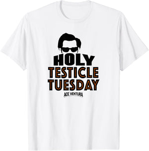 Ace Ventura Holy Testicle Tuesday T-Shirt - T-Shirt | White