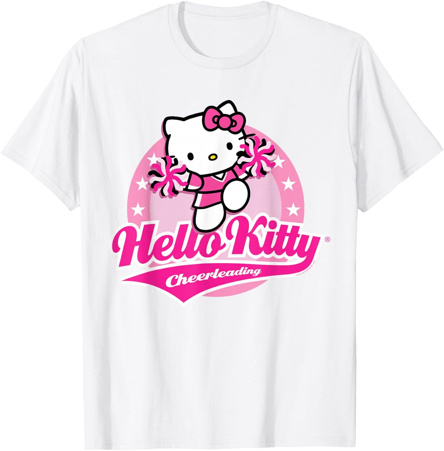 Hello Kitty Cheerleading Cheerleader Shirt T-Shirt - T-Shirt | White