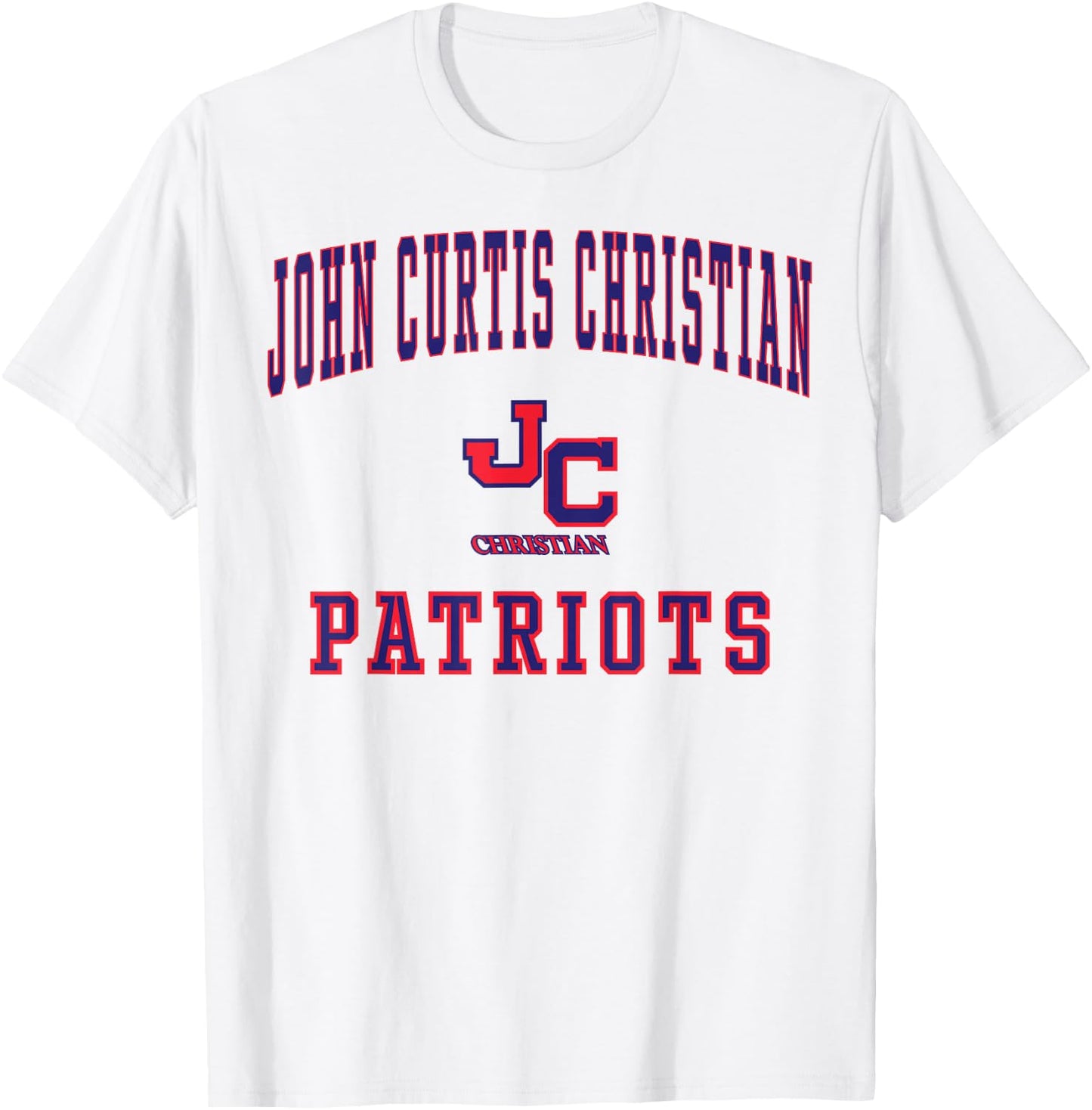 John Curtis Christian High School Patriots C1 T-Shirt - T-Shirt | White