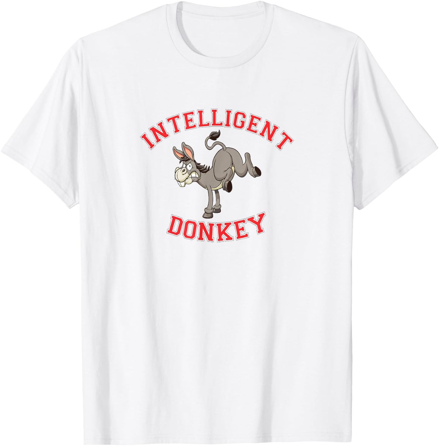 Intelligent Donkey T-Shirt - T-Shirt | White