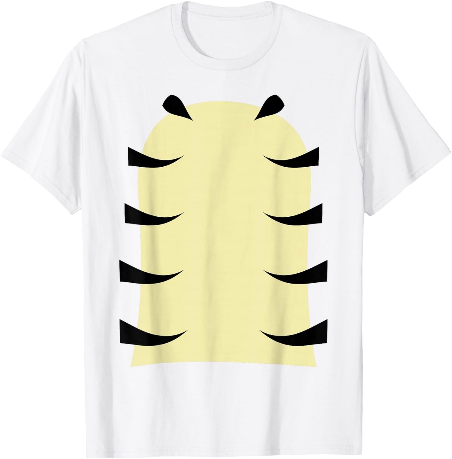 Funny Halloween Tiger Belly Tiger Costume Group Matching T-Shirt - T-Shirt | White