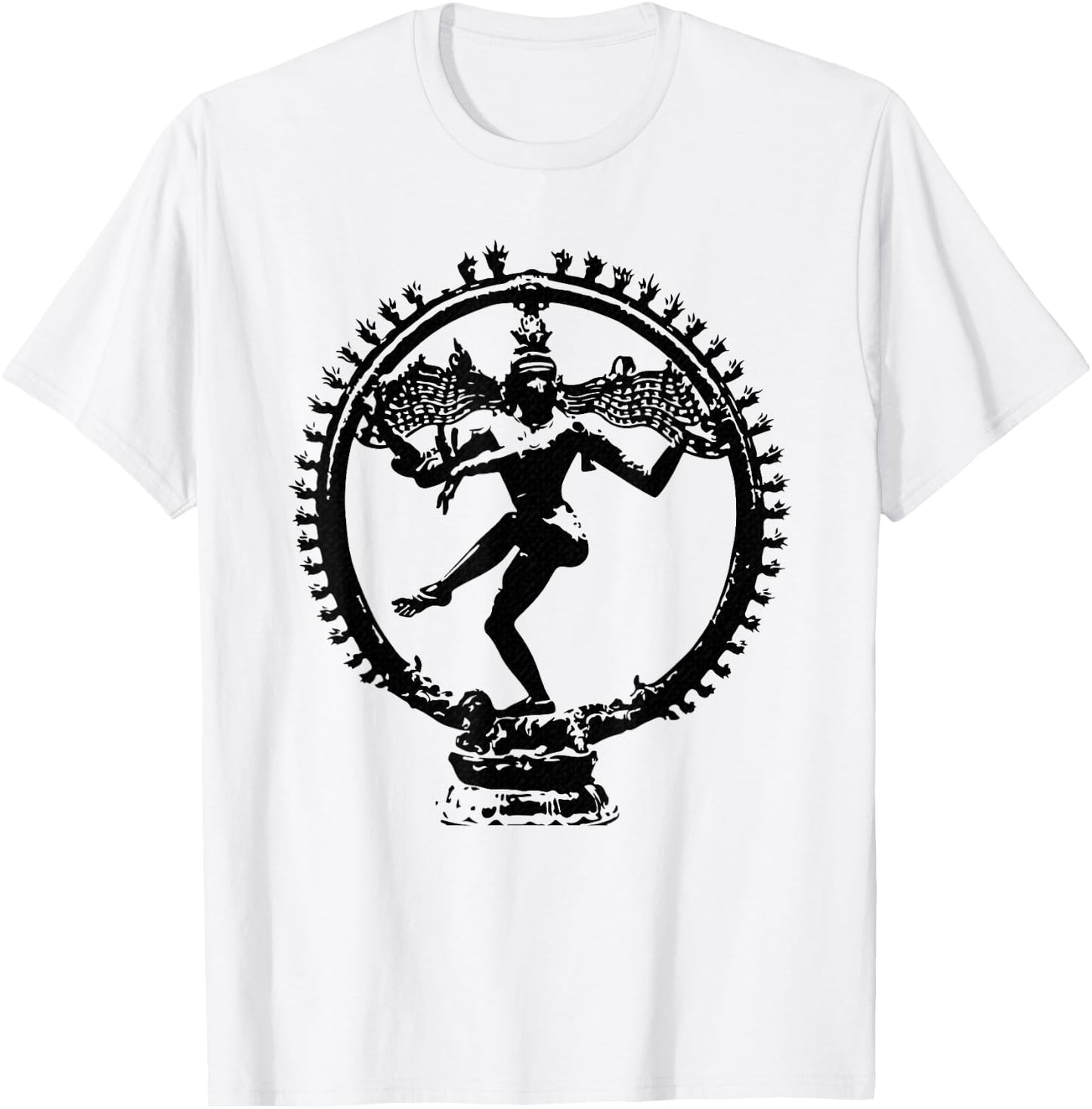 Nataraja Hindu Mythology Shaivism - God Shiva Lord of Dance T-Shirt - T-Shirt | White
