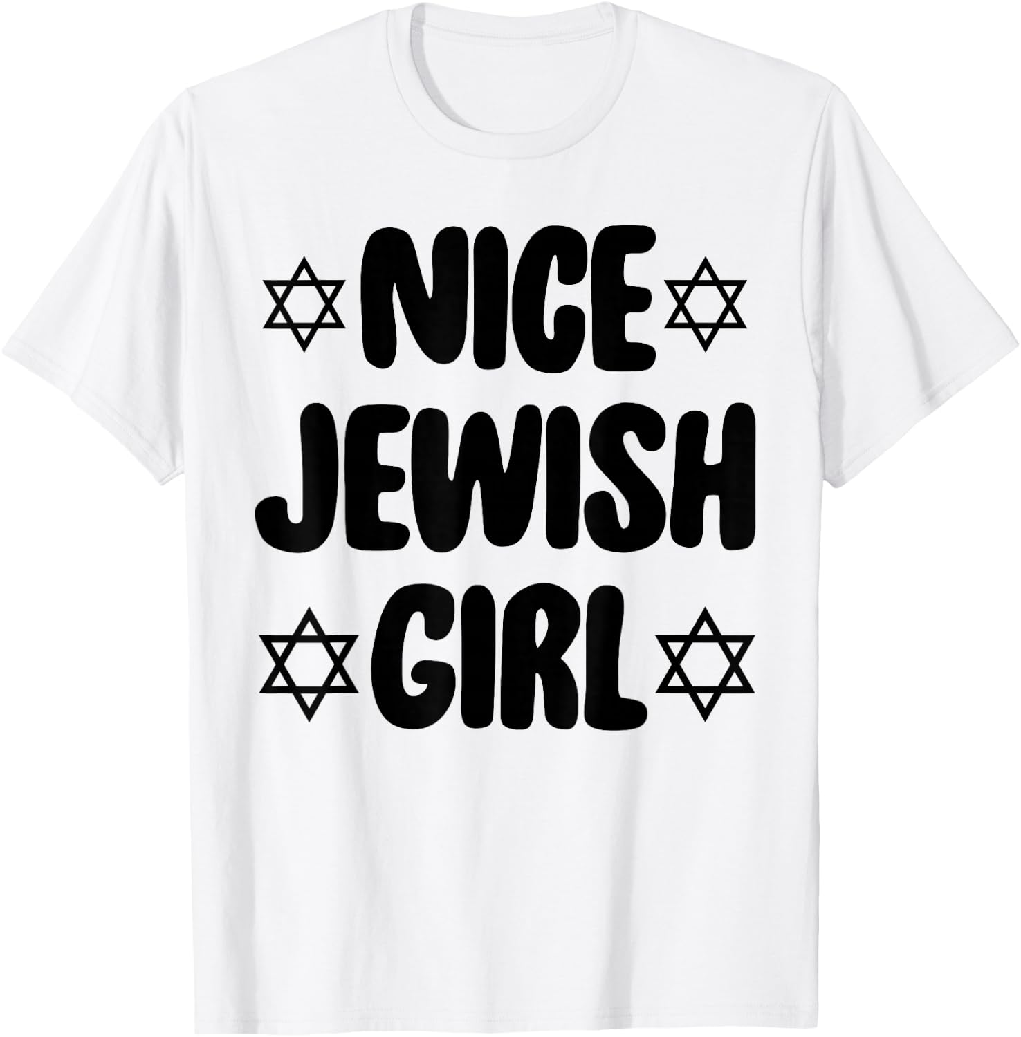 Funny Jew Nice Jewish Girl Hanukkah Gift T-Shirt - T-Shirt | White