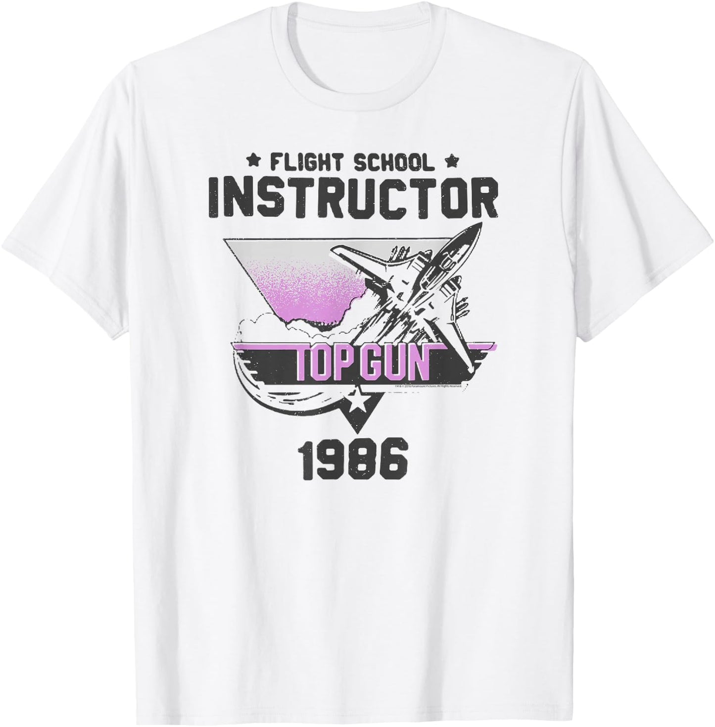 Top Gun Flight School Instructor Action Movie T-Shirt - T-Shirt | White