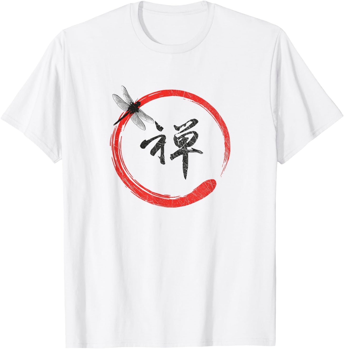 Buddhism Zen Enso Circle - Buddha Om Buddhist T-Shirt - T-Shirt | White