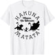 Disney The Lion King Hakuna Matata Means No Worries Shadows T-Shirt - T-Shirt | White