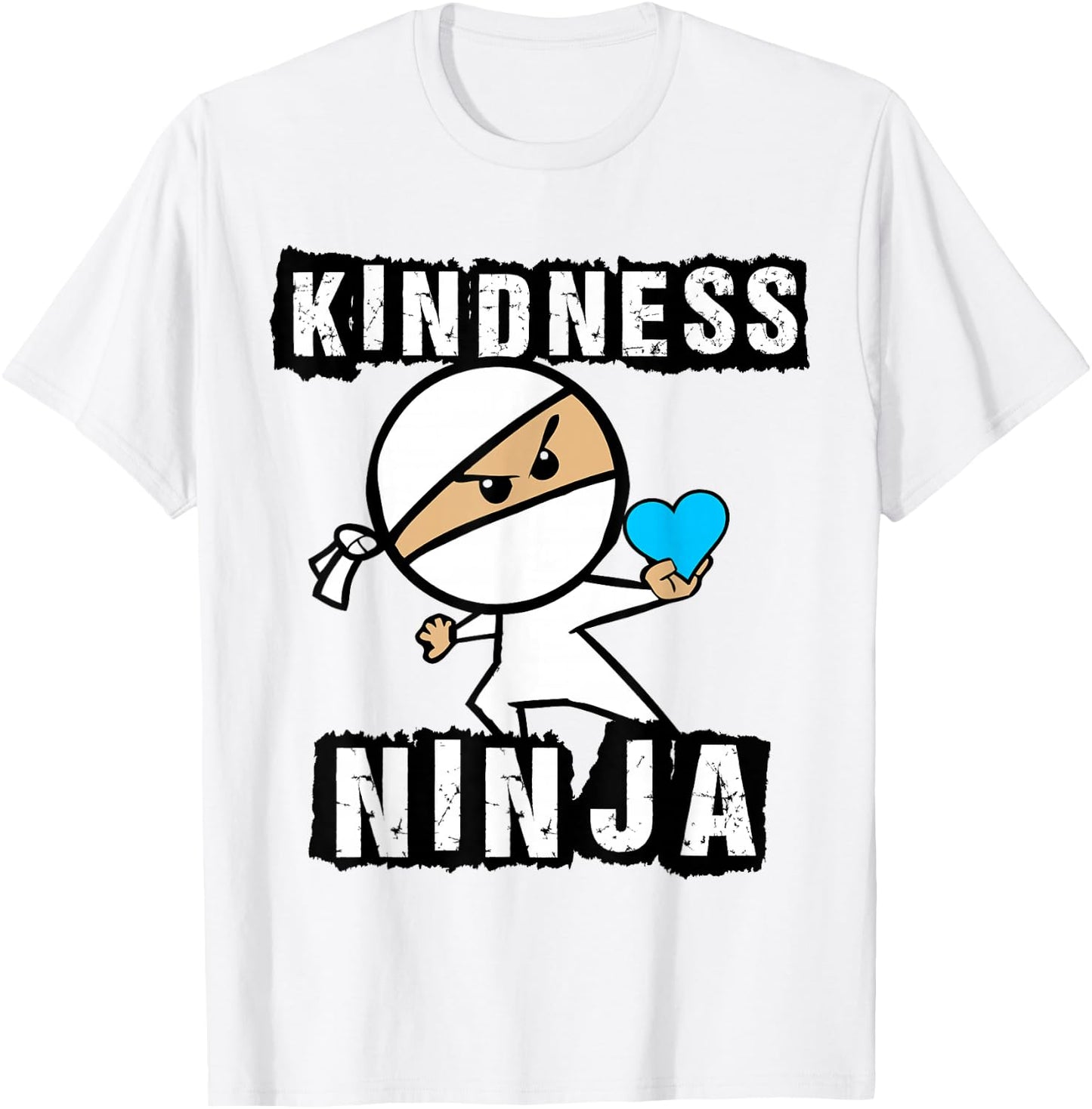 Kindness Ninja Choose Kind Anti Bullying Movement Shirt T-Shirt - T-Shirt | White