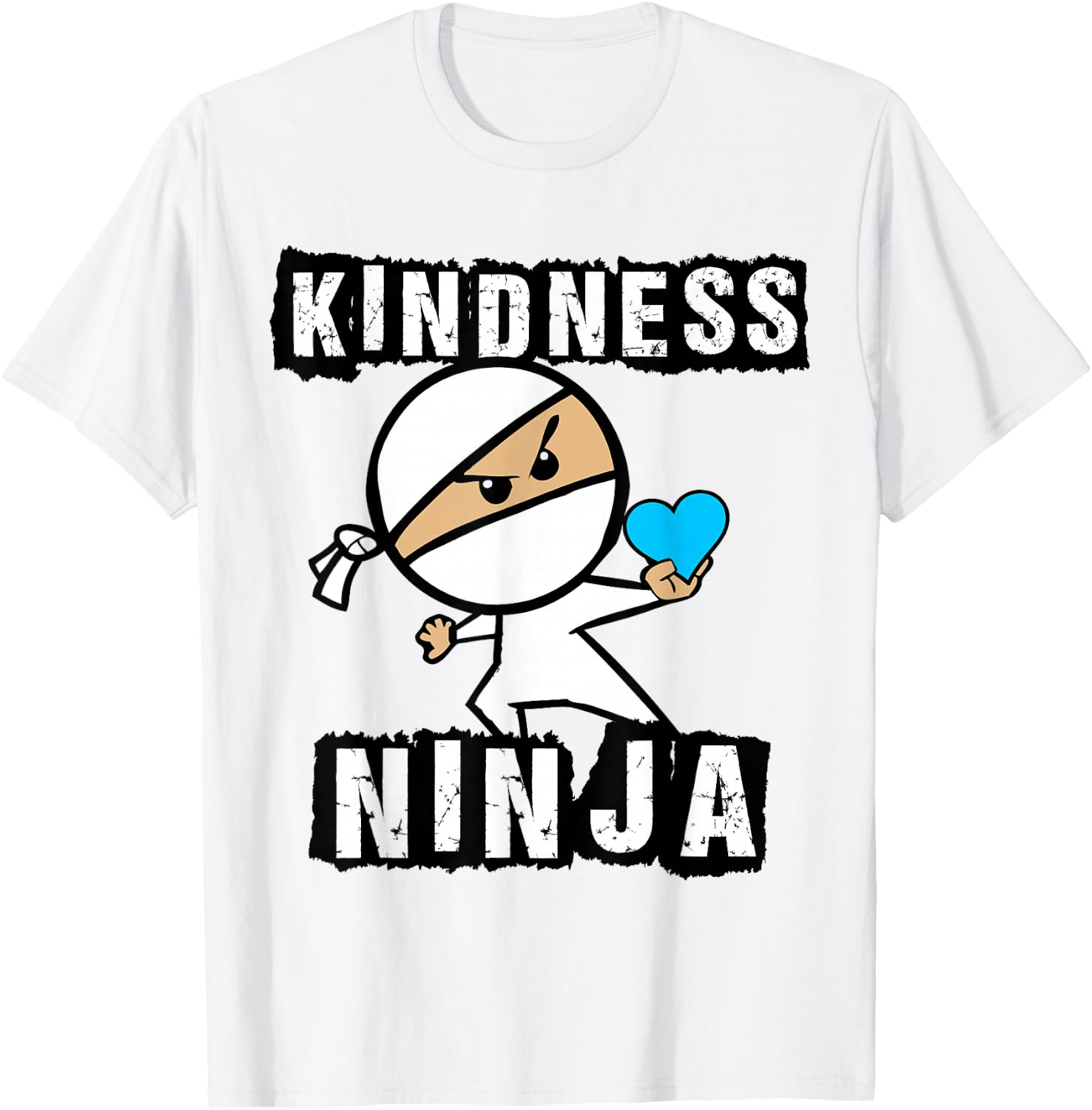 Kindness Ninja Choose Kind Anti Bullying Movement Shirt T-Shirt - T-Shirt | White