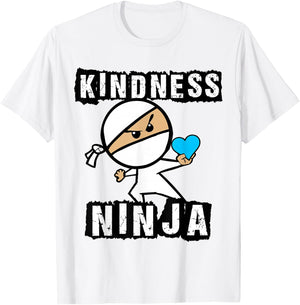 Kindness Ninja Choose Kind Anti Bullying Movement Shirt T-Shirt - T-Shirt | White
