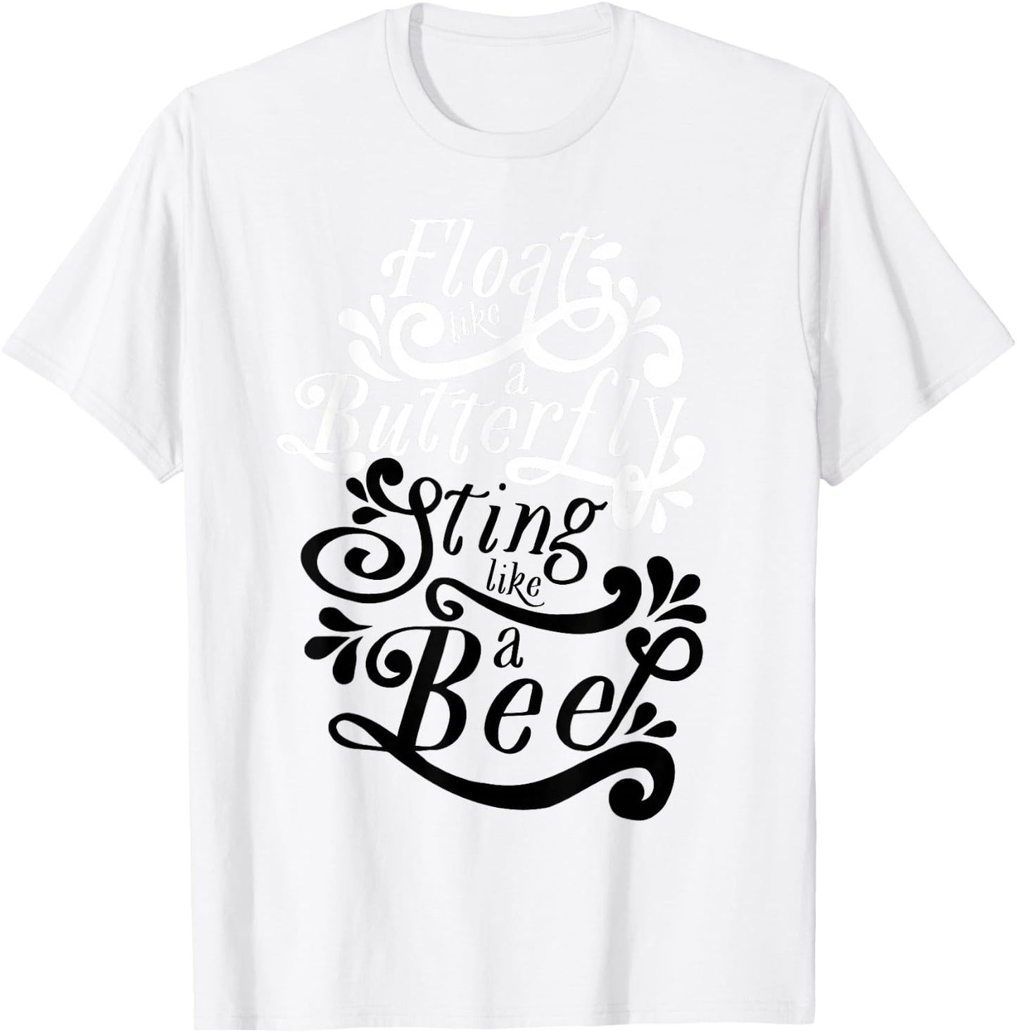 Muhammad Ali - Float Like A Butterfly T-Shirt - T-Shirt | White