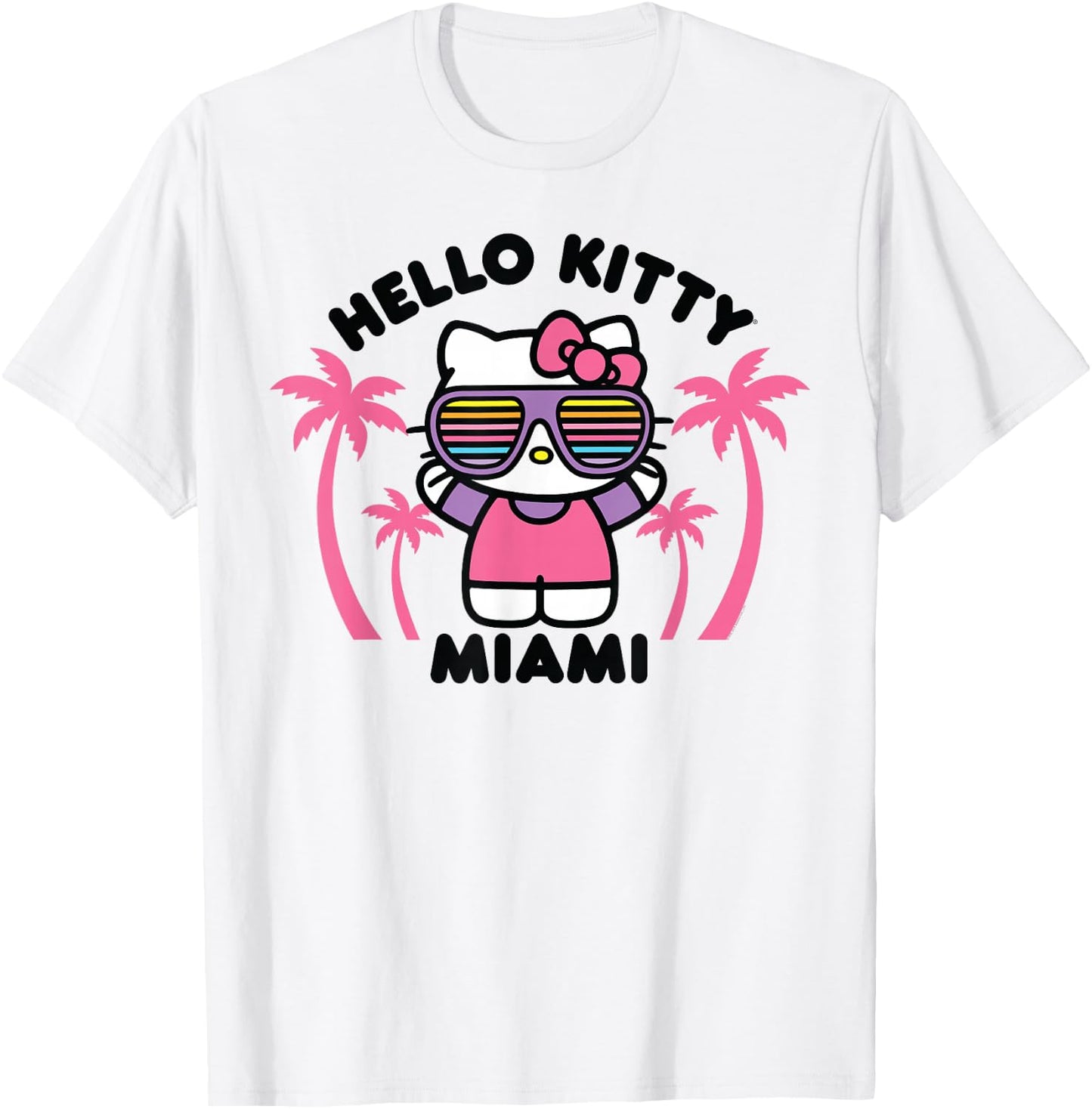 Hello Kitty Miami T-Shirt - T-Shirt | White