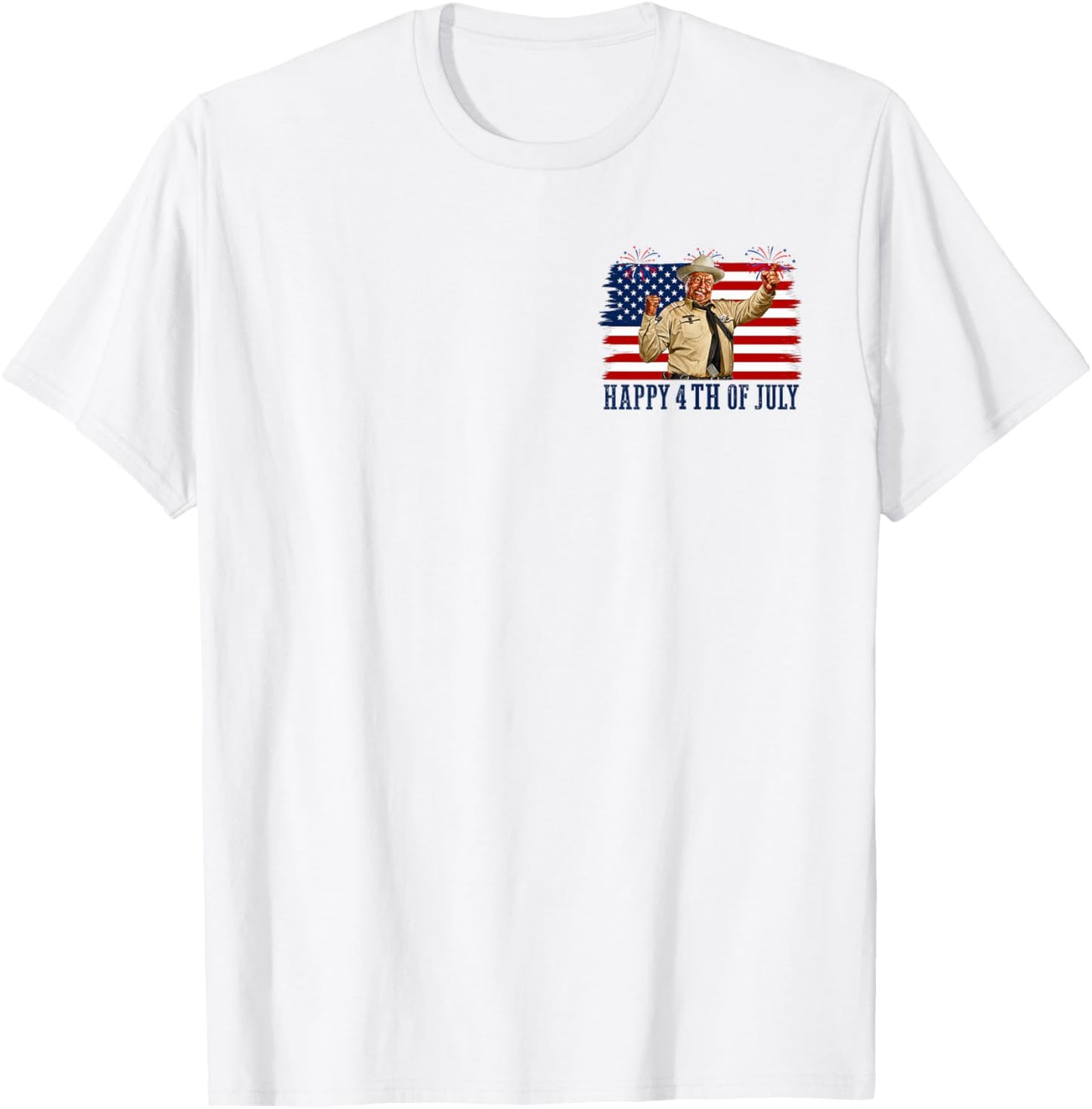 Happy 4th of July to All You Sumbitches T-Shirt - T-Shirt | White