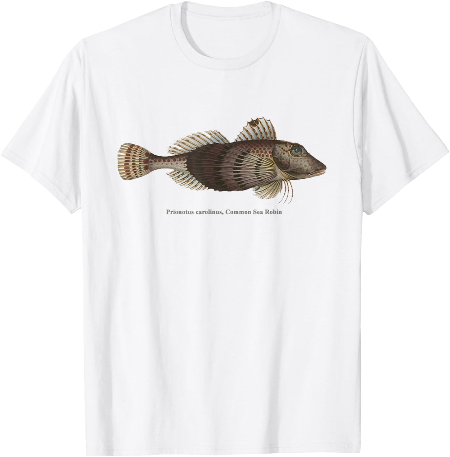 Common Sea Robin - Fish with fins like wings of a bird T-Shirt - T-Shirt | White