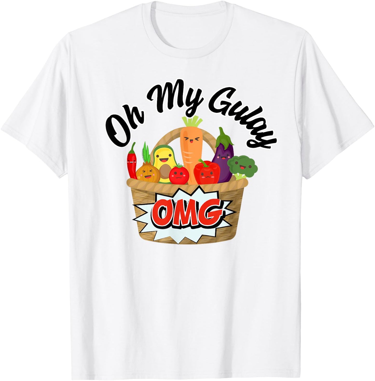 Oh My Gulay T-Shirt - T-Shirt | White