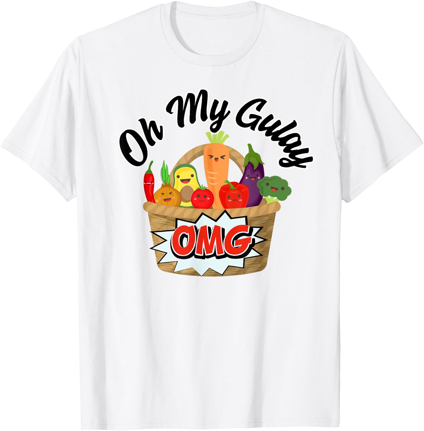 Oh My Gulay T-Shirt - T-Shirt | White
