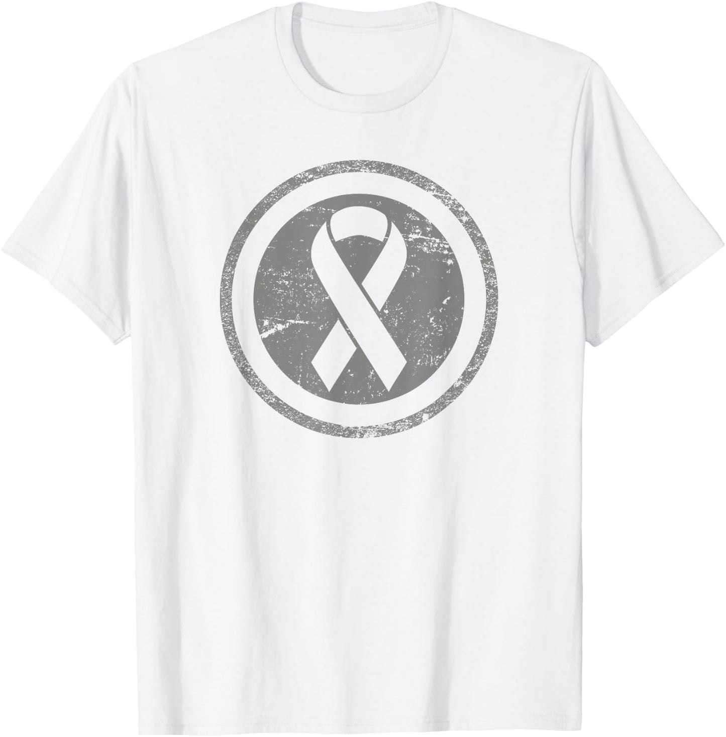 Vintage Childhood Cancer Awareness T-Shirt - T-Shirt | White