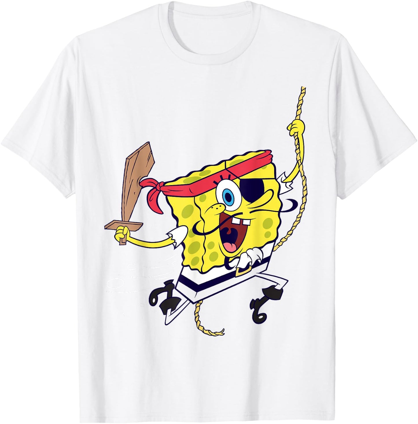 Spongebob SquarePants Pirate T-Shirt - T-Shirt | White