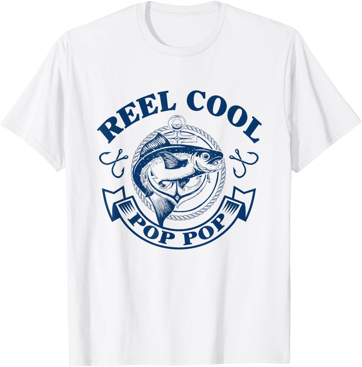 Reel Cool Pop Pop Shirt T-Shirt - T-Shirt | White