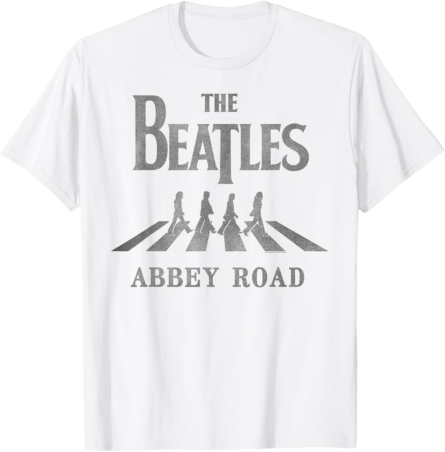 The Beatles - Abbey Road Silhouette T-Shirt - T-Shirt | White