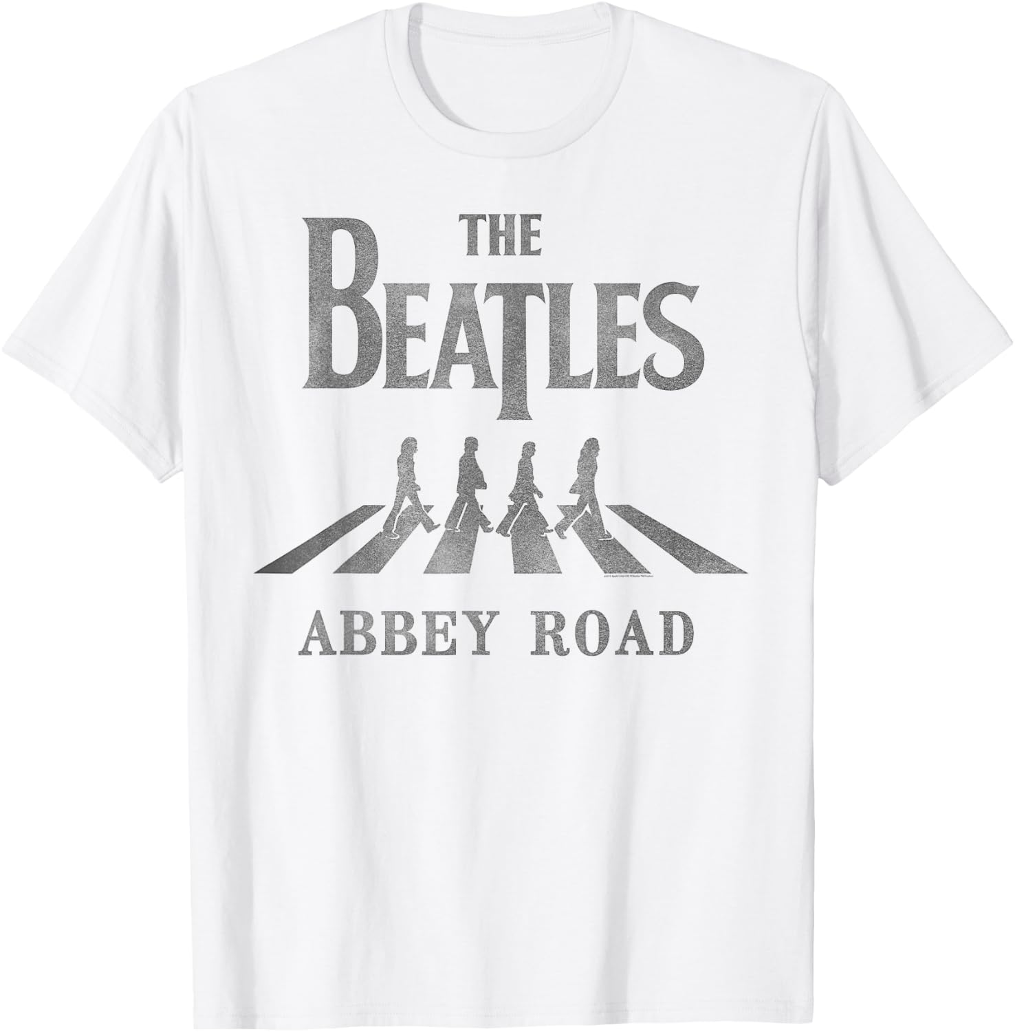 The Beatles - Abbey Road Silhouette T-Shirt - T-Shirt | White