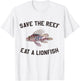 Save The Reef Eat A Lionfish T Shirt Diving T-Shirt - T-Shirt | White