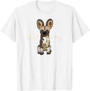 African wild dog T-Shirt - T-Shirt | White