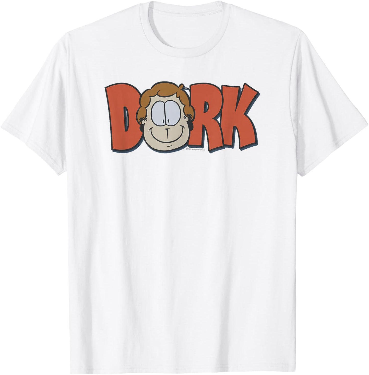 Garfield Dork T Shirt T-Shirt - T-Shirt | White
