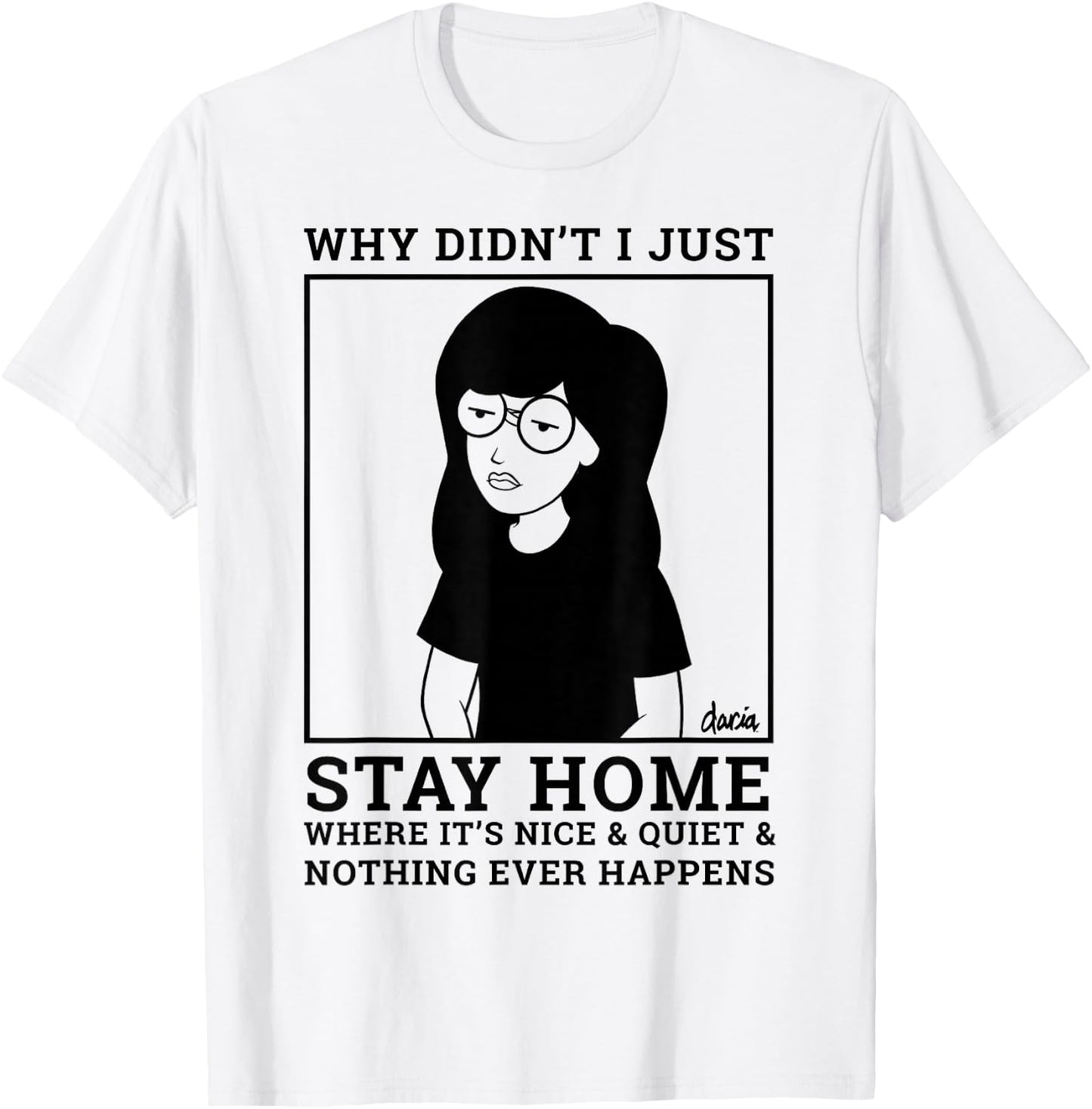 Daria Homebody Graphic T-Shirt - T-Shirt | White