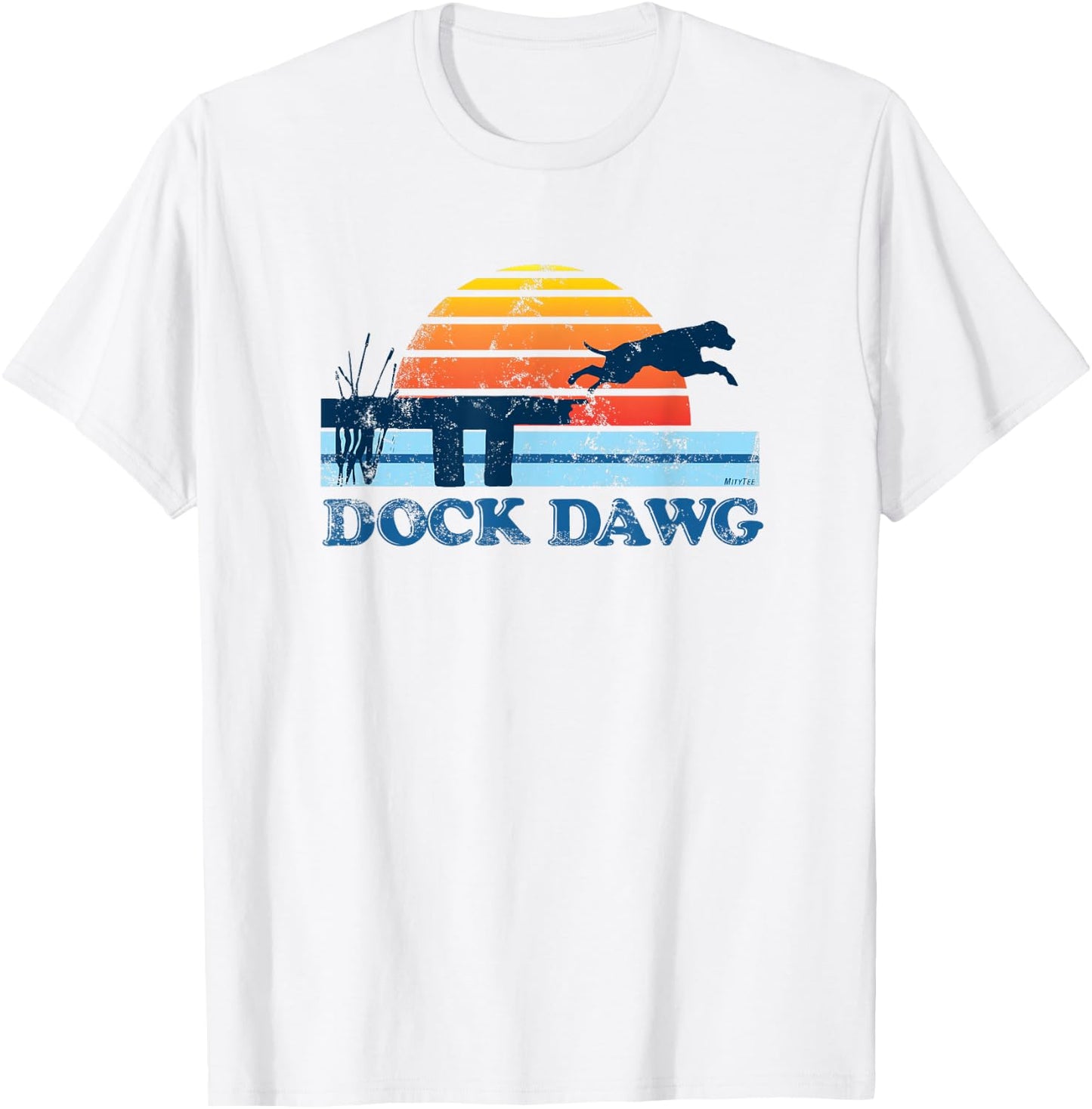 Dock Diving | Dock Jumping | Dock Dog | Dawg Shirt T-Shirt - T-Shirt | White