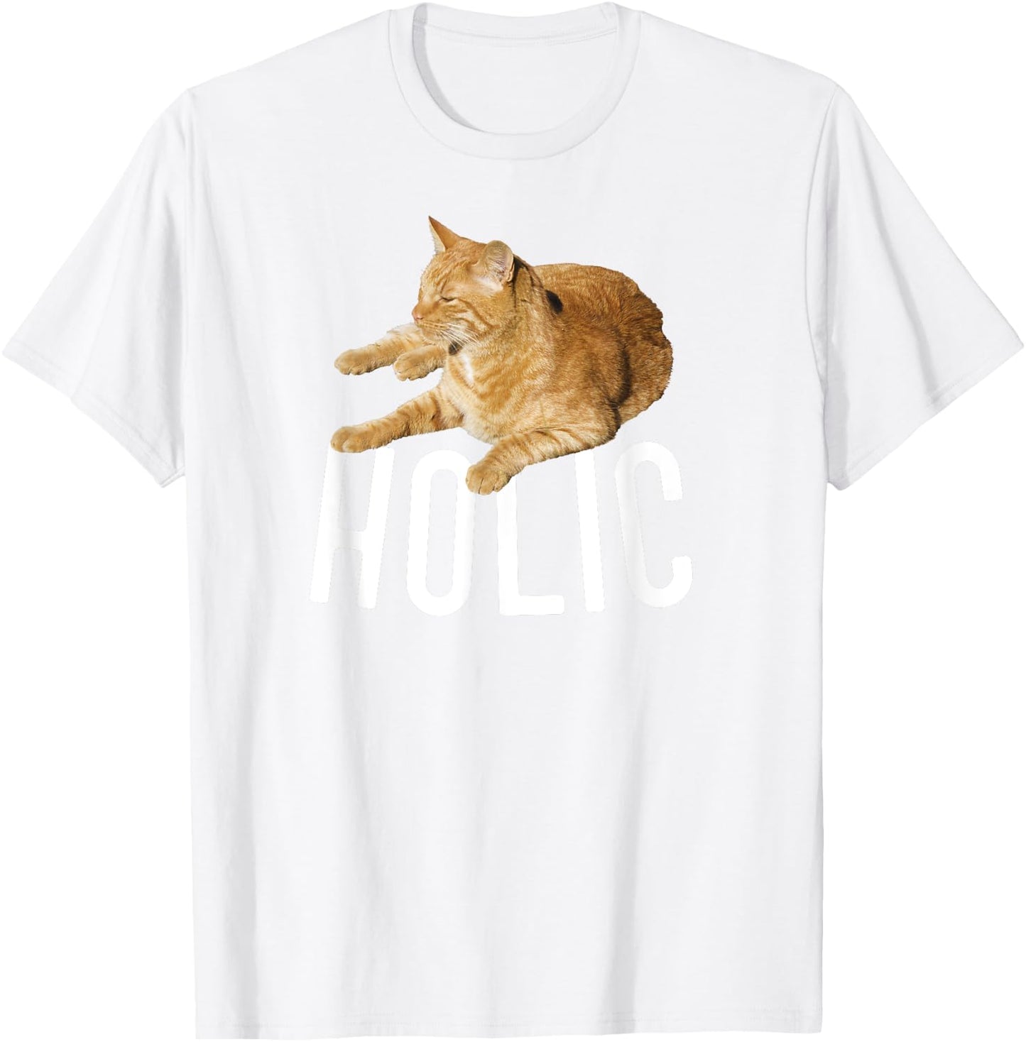 CATholic Tabby Orange Cat Lover Men Women Kids T-Shirt - T-Shirt | White