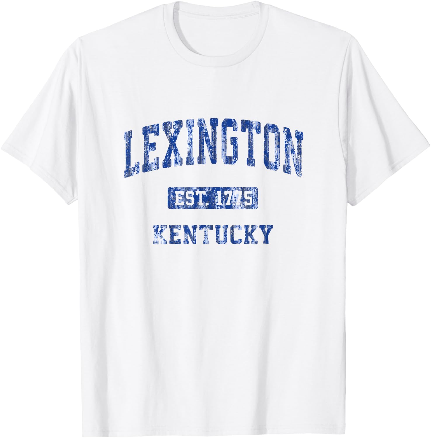 Lexington Kentucky KY Vintage Athletic Sports Design T-Shirt - T-Shirt | White