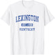 Lexington Kentucky KY Vintage Athletic Sports Design T-Shirt - T-Shirt | White