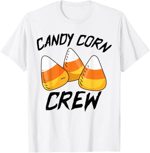 candy corn Halloween Matching family, funny candy corn crew T-Shirt - T-Shirt | White