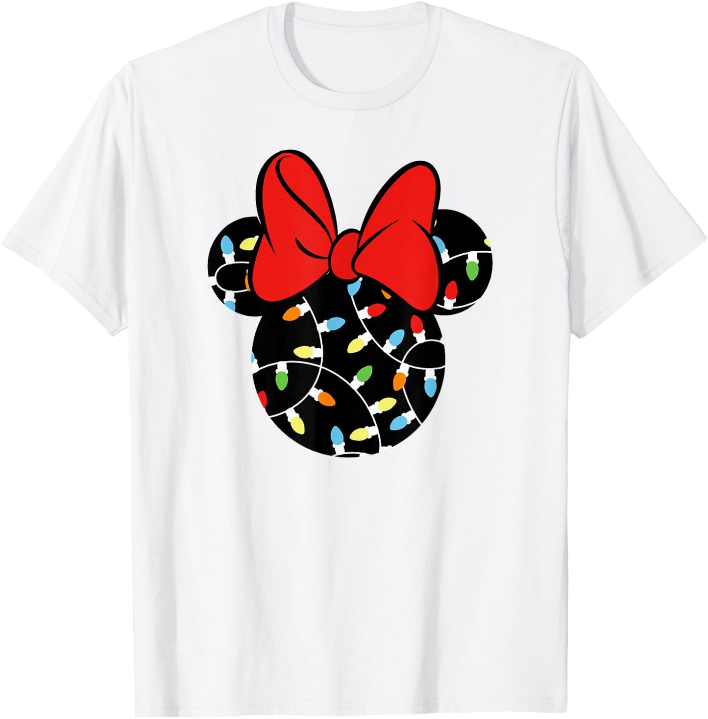 Disney - Minnie Lights Up Holiday T-Shirt - T-Shirt | White