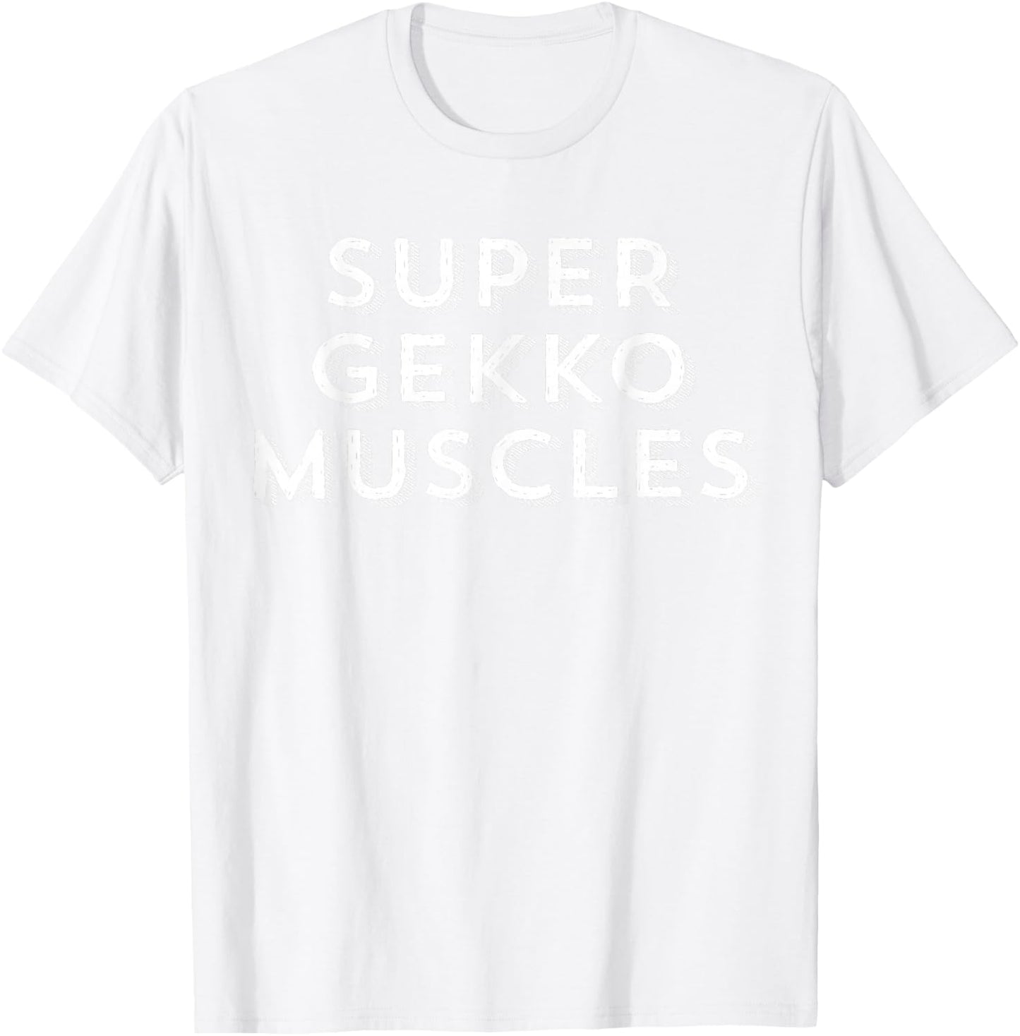 Super Gekko Muscles T-Shirt - T-Shirt | White