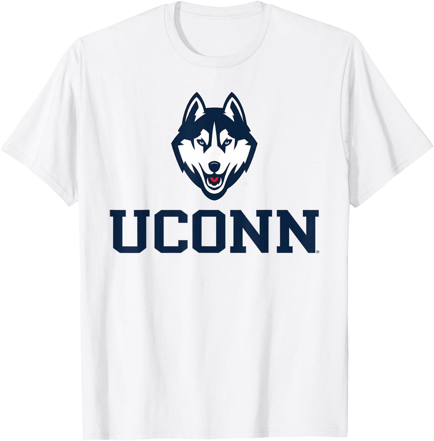 Connecticut Huskies Sportsmanship Gray Officially Licensed T-Shirt - T-Shirt | White