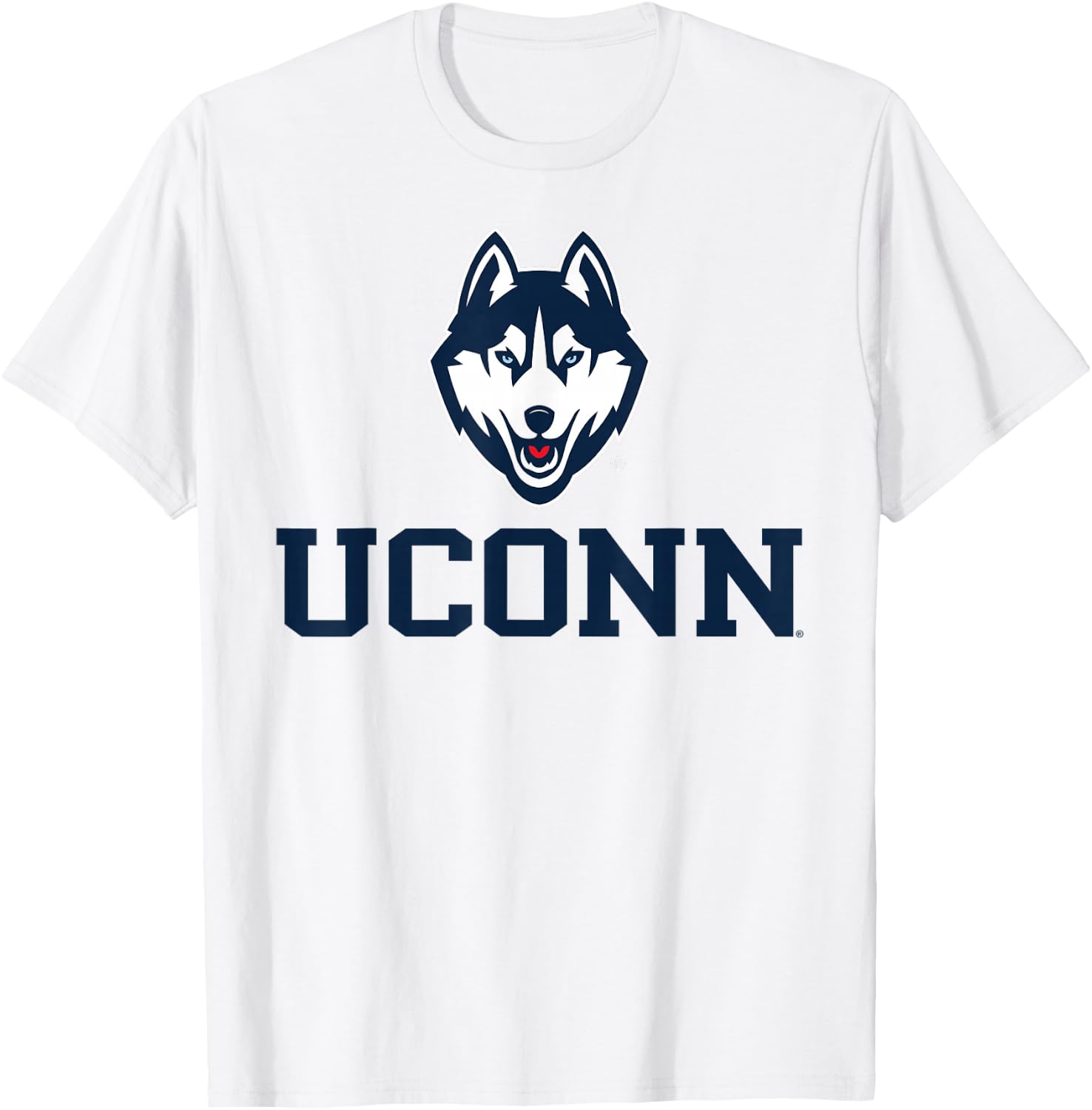 Connecticut Huskies Sportsmanship Gray Officially Licensed T-Shirt - T-Shirt | White