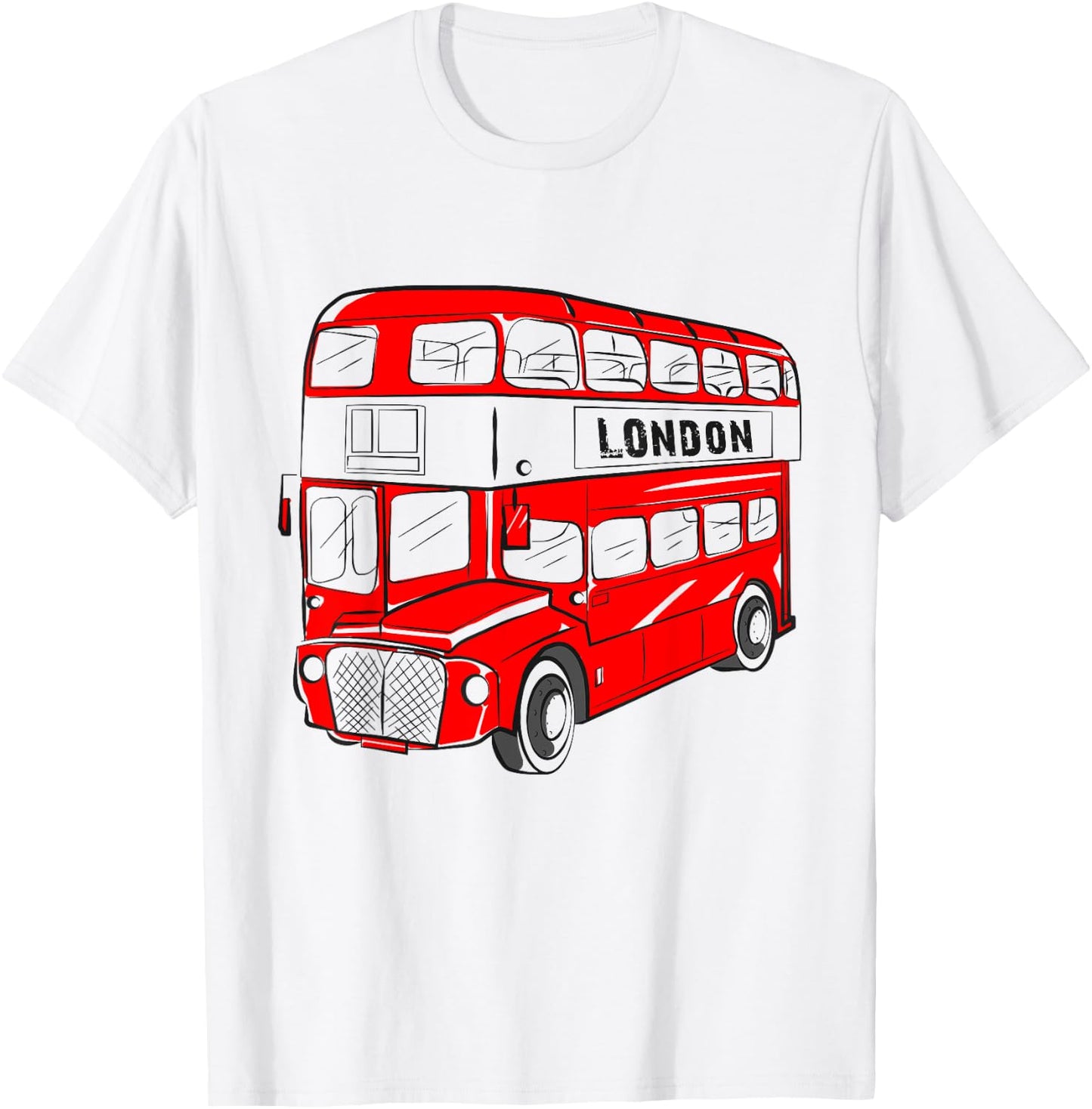 London Double Decker Bus - Souvenir T-Shirt - T-Shirt | White