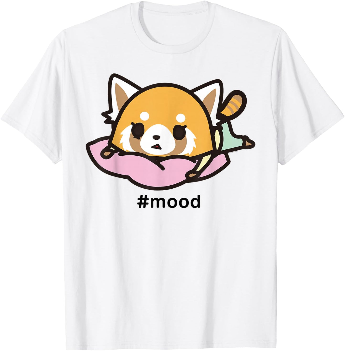 Aggretsuko #Mood Stressed Out shirt T-Shirt - T-Shirt | White