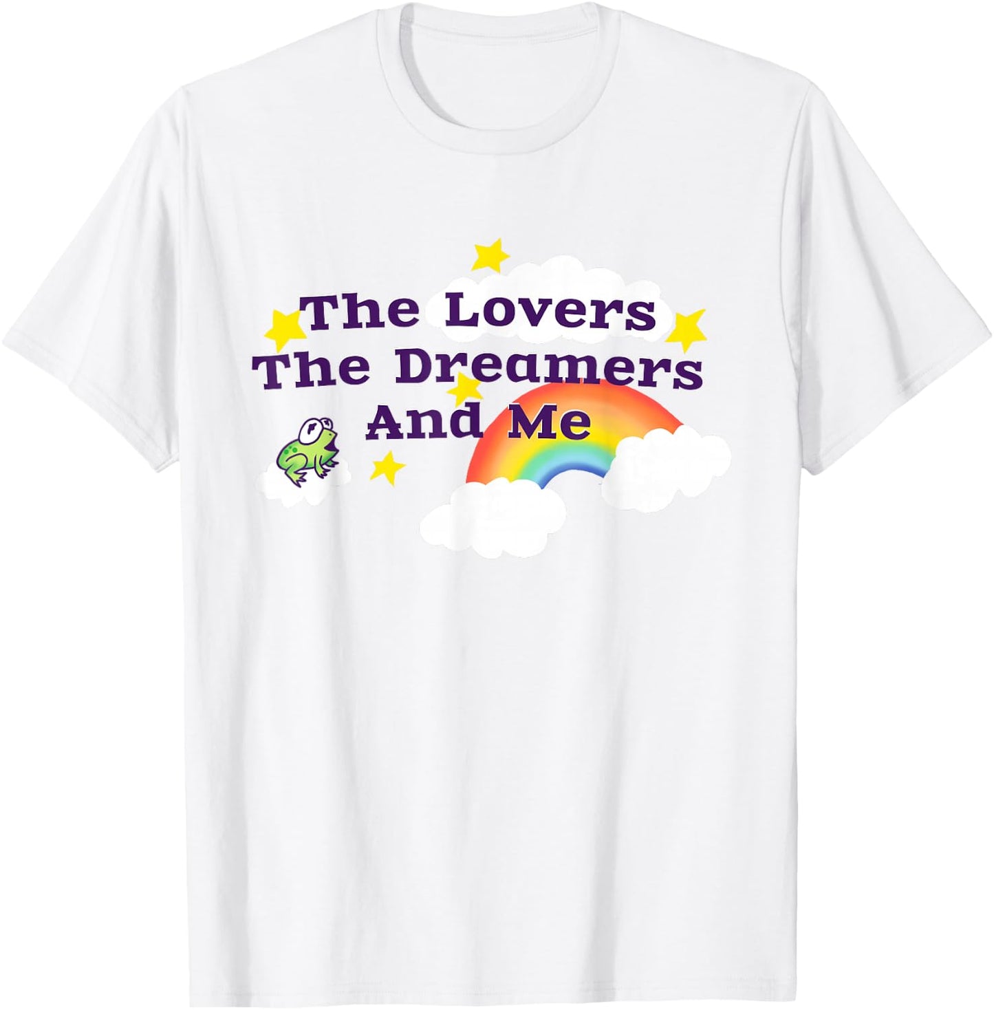Rainbow Connection | Cute | Frog | Love Pride | Geeky Shirt T-Shirt - T-Shirt | White