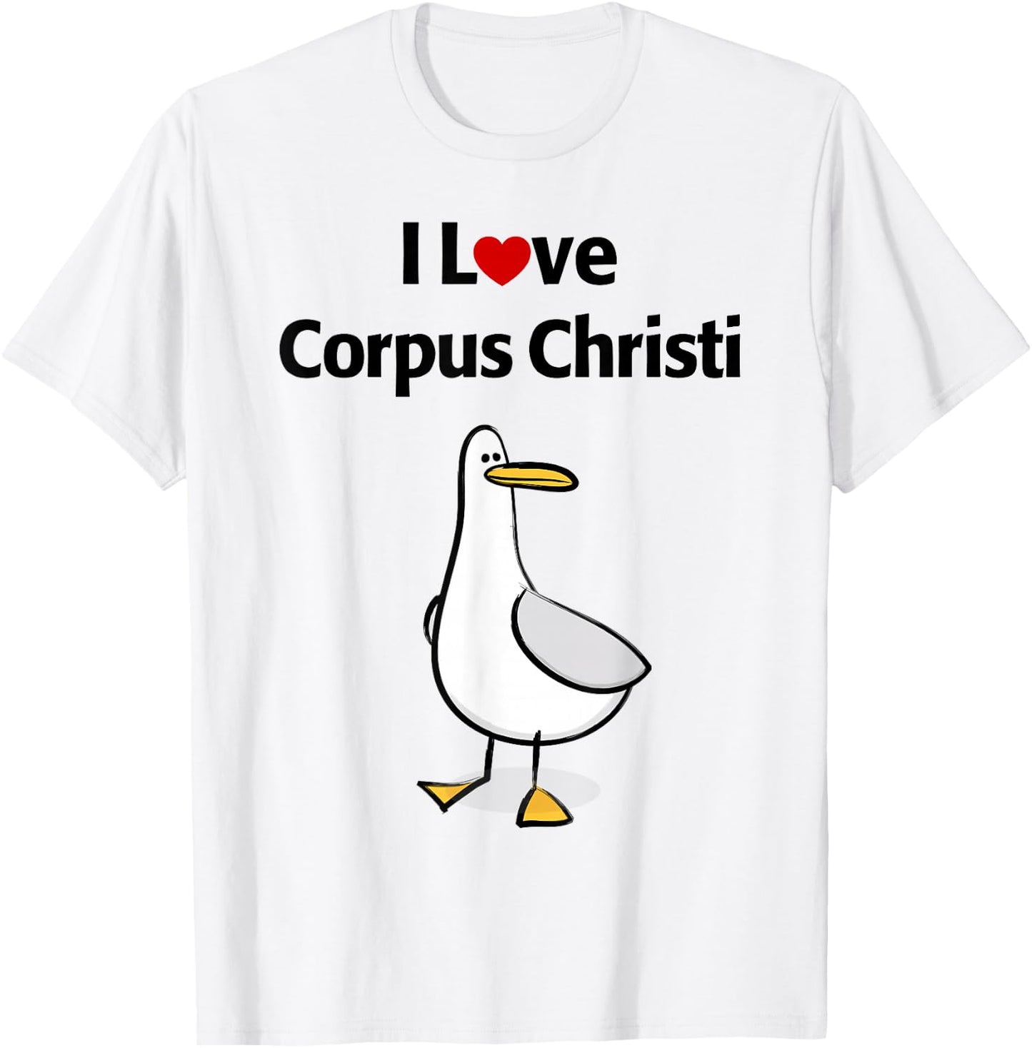 I Love Corpus Christi T-Shirt - T-Shirt | White