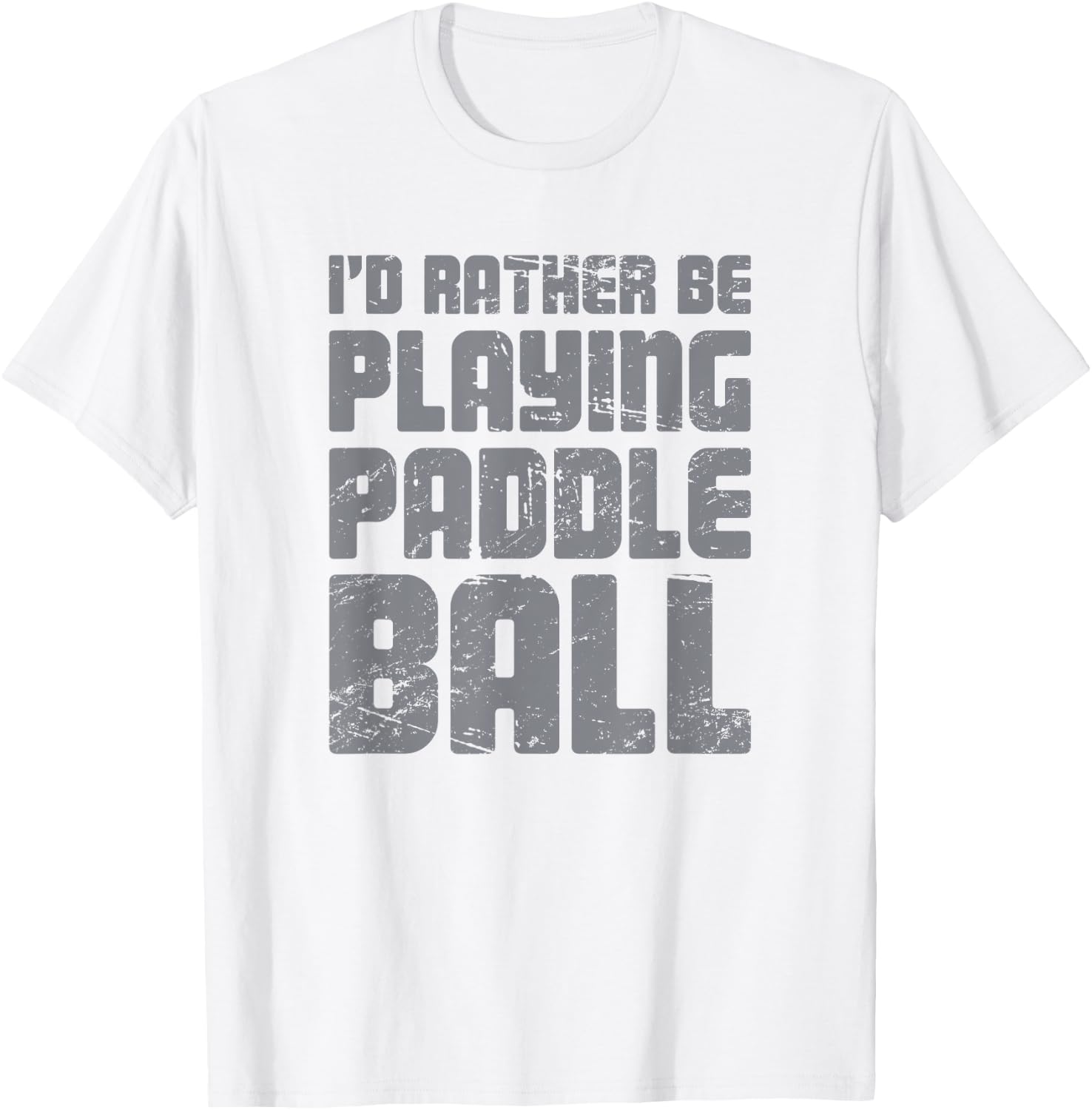 Paddleball / Gift Paddle Ball Players | Funny T-Shirt - T-Shirt | White