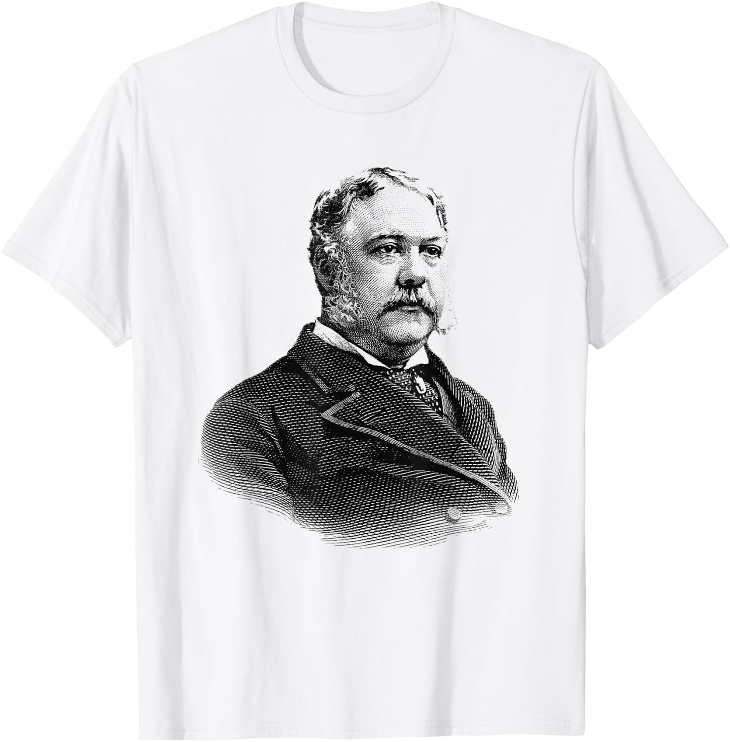 President Chester A. Arthur T-Shirt - T-Shirt | White