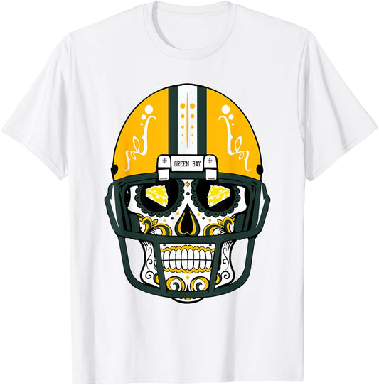 Dia de Muertos Day Of Dead Sugar Skull Halloween T Shirt T-Shirt - T-Shirt | White
