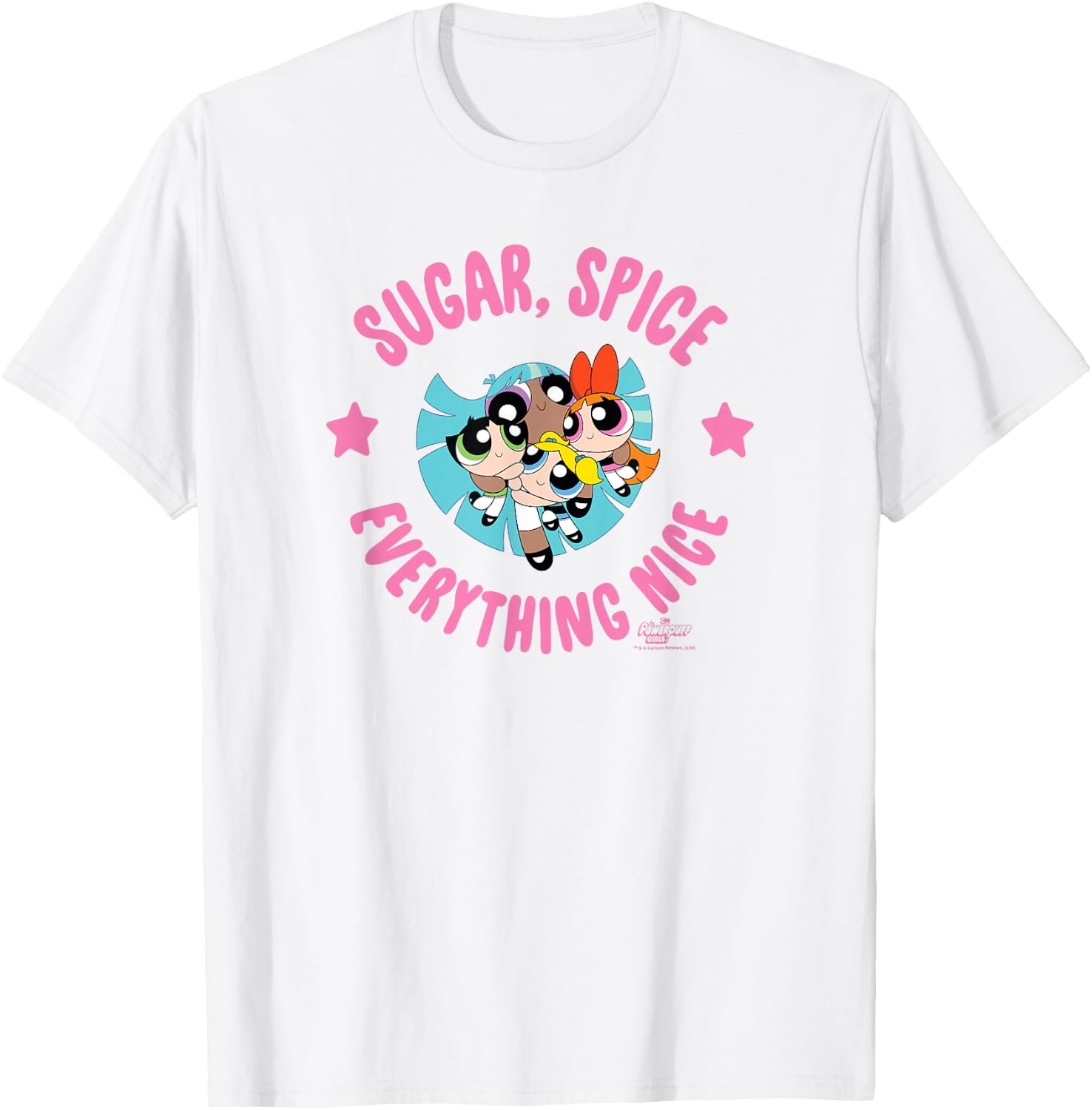 The Powerpuff Girls Sugar Spice T-Shirt - T-Shirt | White