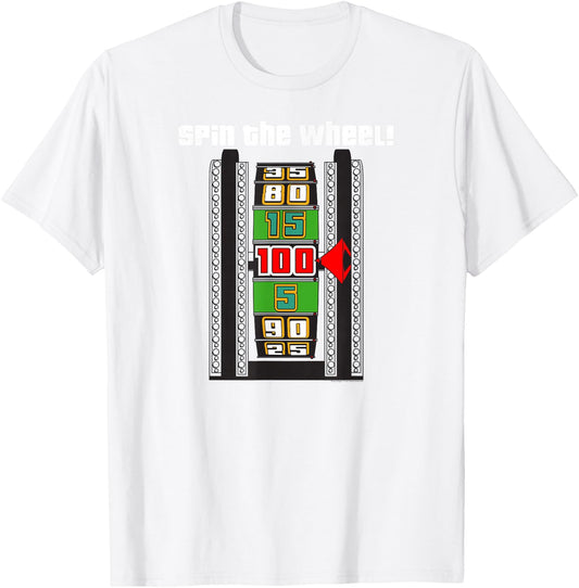 Price is Right Spin the Wheel T-Shirt - T-Shirt | White