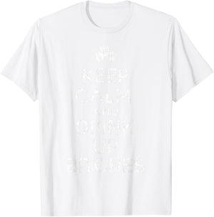 Keep Calm And Drink Up Bitches St Patricks Day Humor T-Shirt - T-Shirt | White