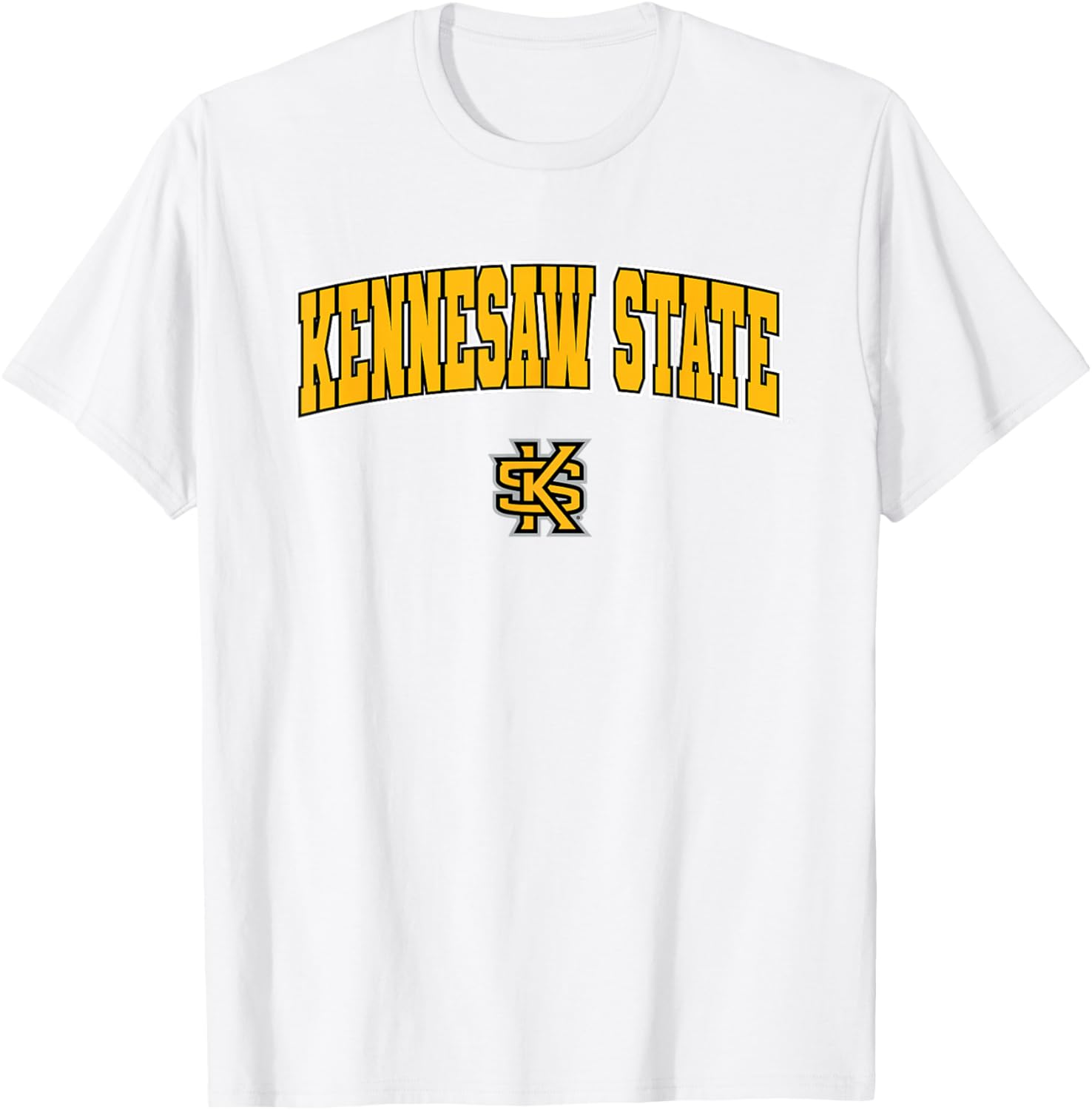 Kennesaw State University Owls Arch Logo T-Shirt - T-Shirt | White
