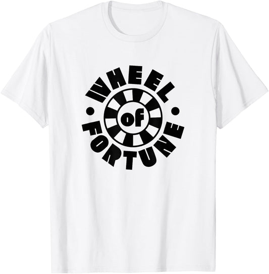 Wheel of Fortune Dark Wheel T-Shirt - T-Shirt | White